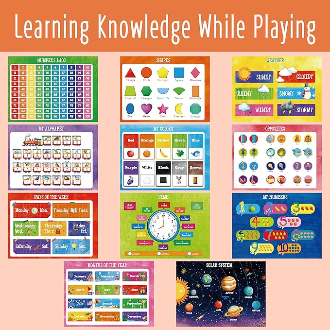 Animal Habitat Sticker Book, 780+ Stickers & 15 Animal Habitat Scenes, Side By Side Activity Book Funny Sticker Books Educational Game- Great for Toddlers, Kids, Boys & Girls
