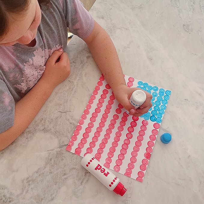 Do A Dot Art! Brilliant Colors 6 Pack Washable Paint Dot Markers Daubers for Children, The Original Dot Art Marker, Made in the USA