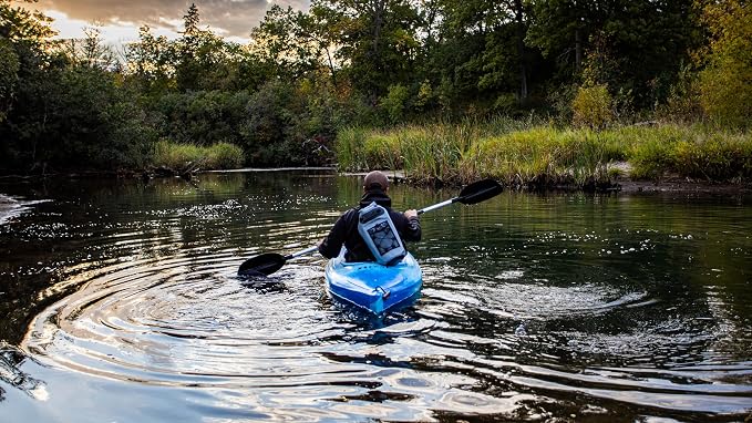 Piscifun Dry Bag, Waterproof Floating Backpack 10L/20L/30L/40L | Waterproof Phone Case, Adjustable shoulder straps, Roll-top closure keeps gear dry, Ideal for Boating, Kayaking, Fishing