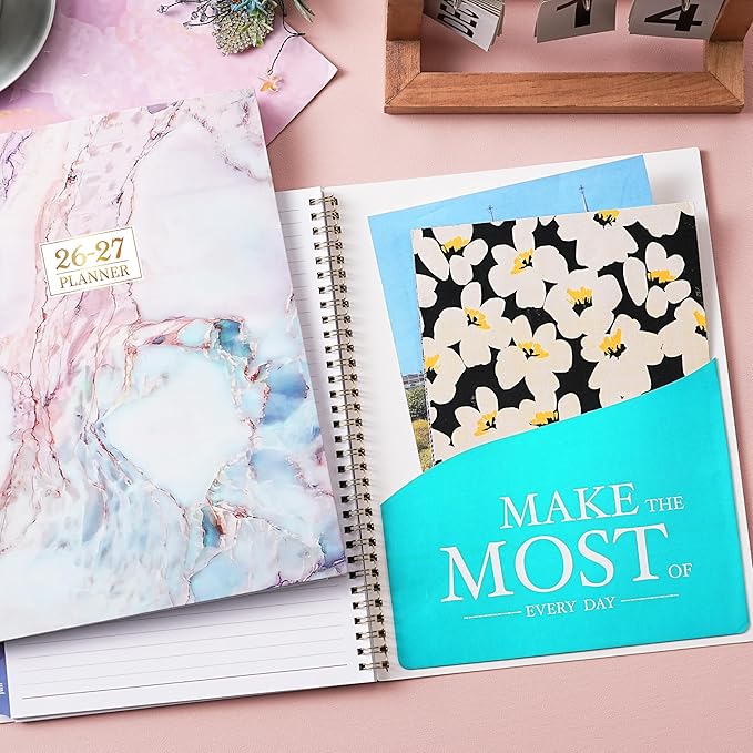 2026-2027 Planner - Academic Planner Weekly and Monthly, 2026-2027 Planners 8.5''x11'', Weekly Monthly Planners with Colorful Tabs, Inner Pocket