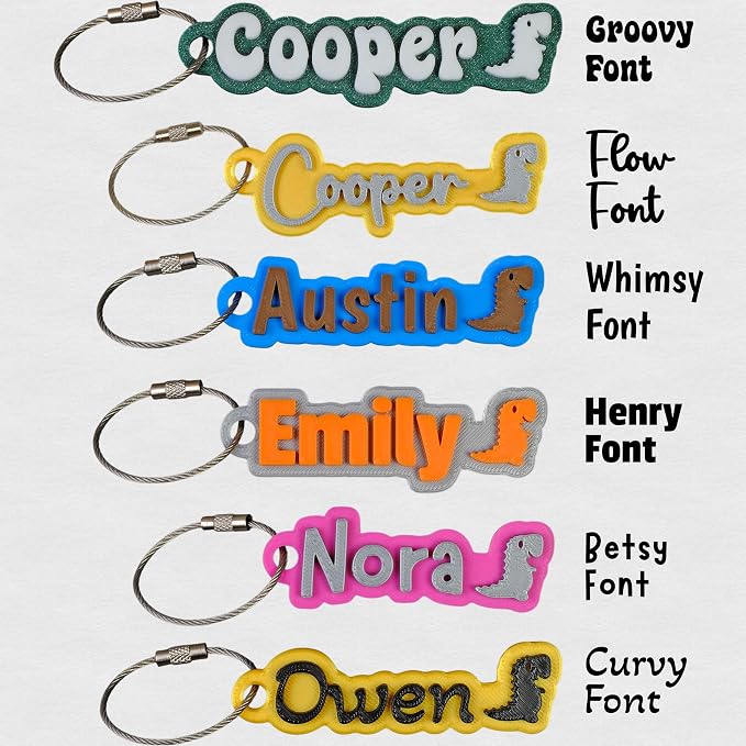 SuperFineDeesigns Bag & Water Bottle Name Tag