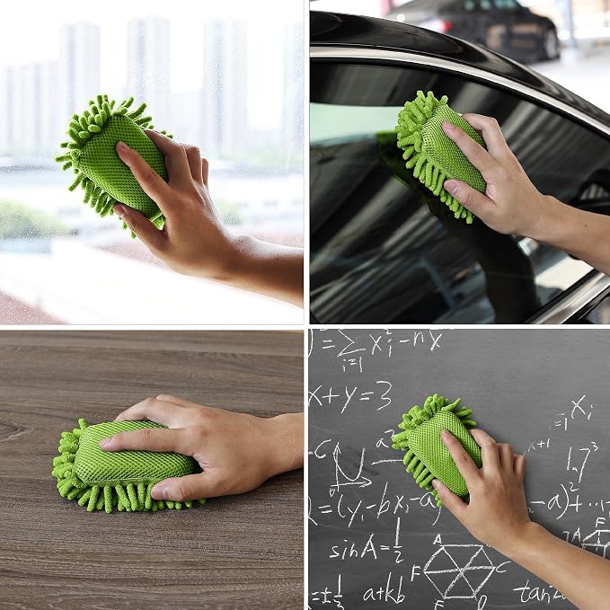 Mr. Pen- Magnetic Microfiber Shag Whiteboard Erasers, 4" x 6", 4 Pack