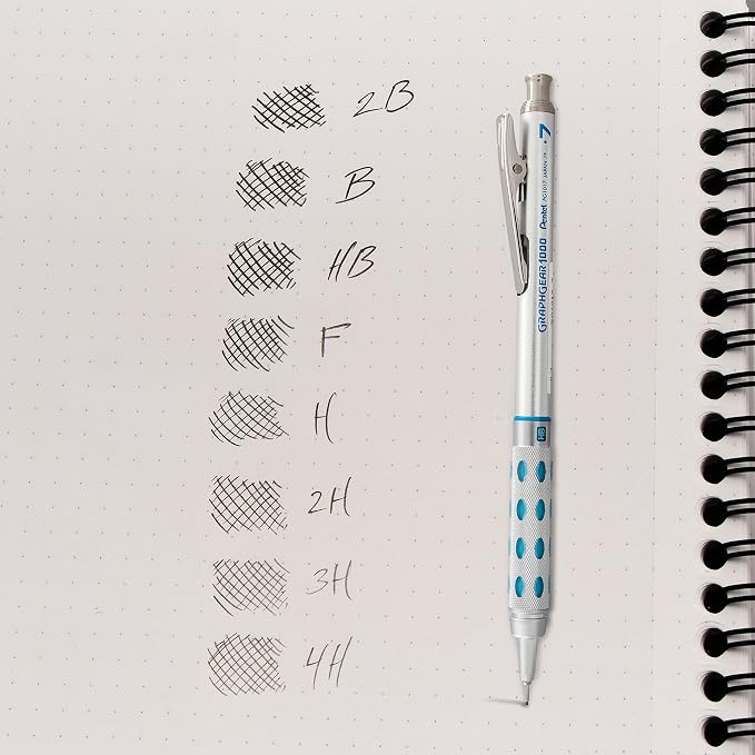 Pentel Super Hi-Polymer Lead Refills, (0.5 mm), Fine, HB, Pack of 9, 90 Pieces (C25BPHB3-K6)