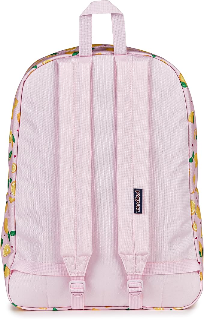 JanSport SuperBreak One Backpack - Durable, Lightweight Bag with 1 Main Compartment, Front Utility Pocket with Built-in Organizer, Premium Backpack, Lemonade Stand
