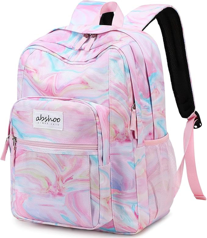 abshoo Classical Basic Tie Dye Womens School Backpack For College Teen Girls Water Resistant Bookbag (Tie Dye)