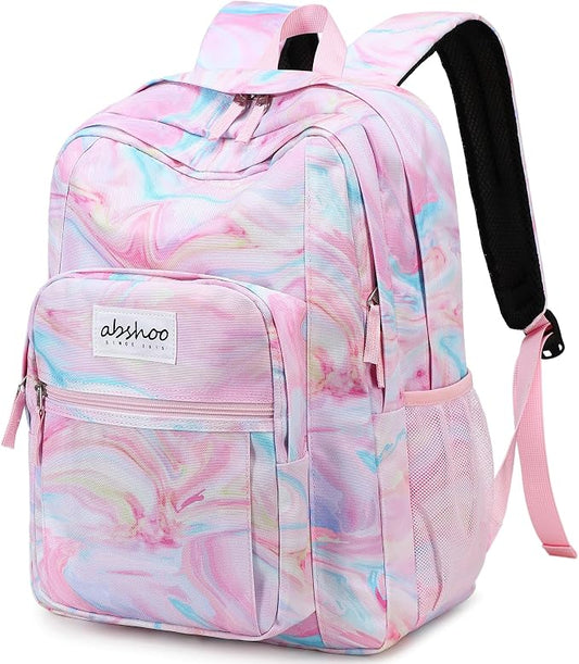 abshoo Classical Basic Tie Dye Womens School Backpack For College Teen Girls Water Resistant Bookbag (Tie Dye)
