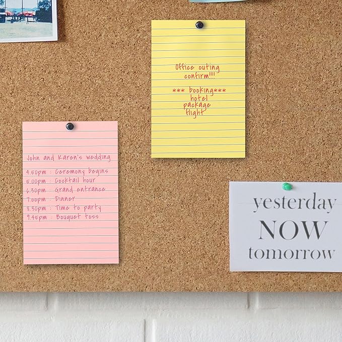 Mr. Pen- Lined Sticky Notes, 4" x 6", 6 Pads, 45 Sheets/Pad, Morandi Color, Sticky Notes with Lines, Ruled Post Stickies, Memo Pads, Self-Stick Note Pad for Office, School, Home, Study