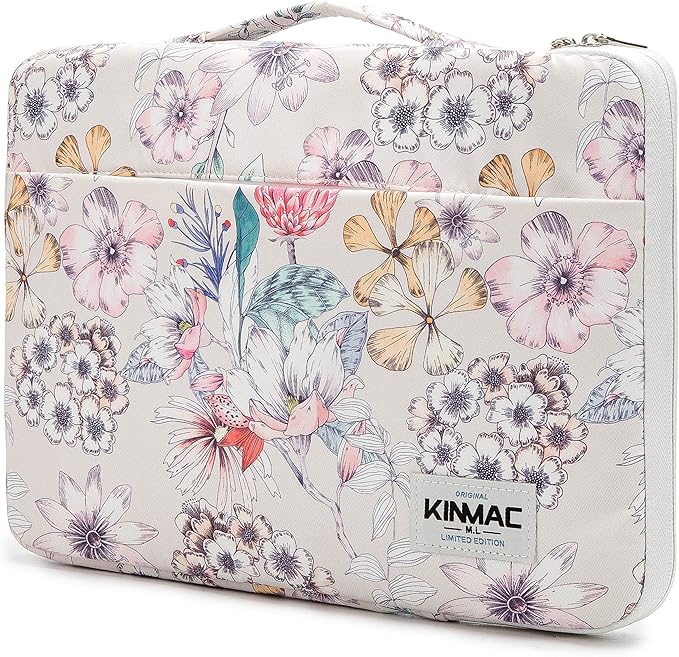 Kinmac 360 Degree Protective Laptop Sleeve Case Bag with Handle for MacBook Air 15 inch and 15 inch-15.6 inch HP Lenovo Dell ASUS Acer Laptop (KF-04)