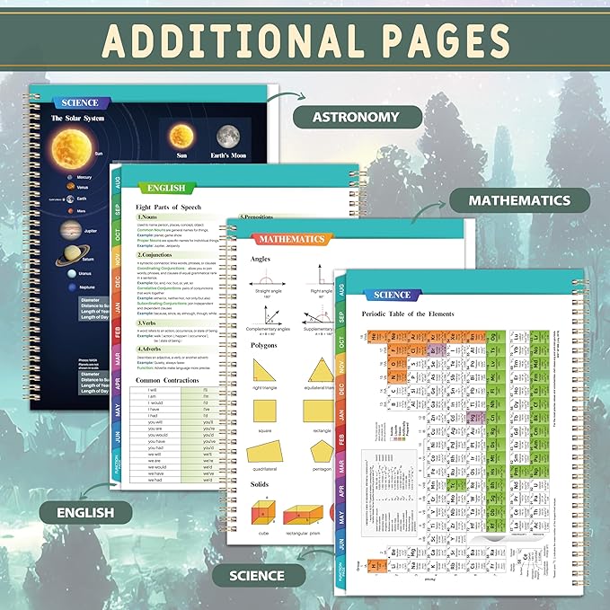 Student Planner 2026-2027, 11’’ x 9’’ Academic Year Planner (August 2026 - June 2027), School Planner 2026-2027, Weekly & Monthly Pages, Stickers, Twin-Wire Binding