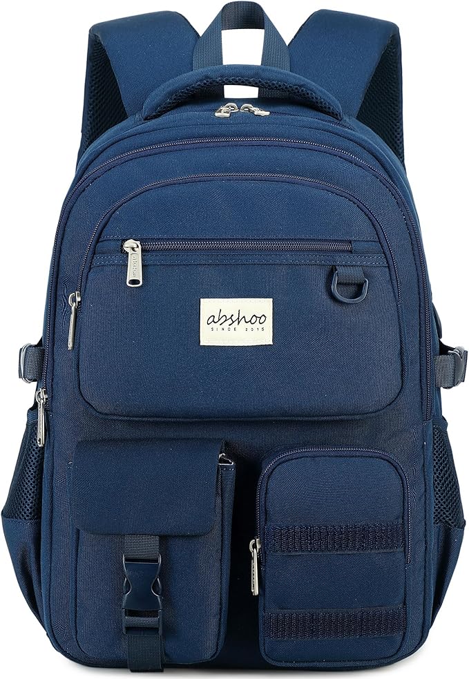 abshoo Large Heavy Duty Backpack For School College Bookbag Casual Multi Pocket Travel Backpacks