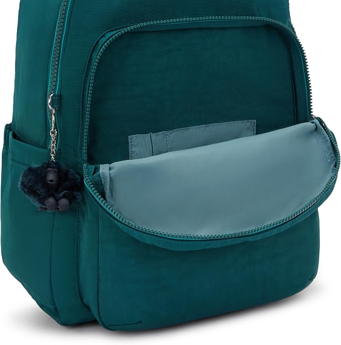 Kipling Women's Seoul 15" Laptop Backpack, Durable, Roomy with Padded Shoulder Straps, Built-In Protective Sleeve