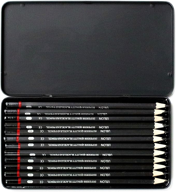 Professional Sketch pencils Drawing pencils set for Kids and Adults,Art sketching pencils for Artists Beginner(8B-2H).(24-Count)
