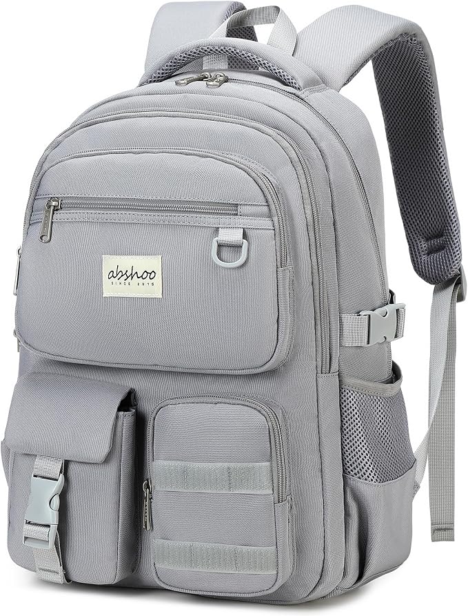 abshoo Large Heavy Duty Backpack For School College Bookbag Casual Multi Pocket Travel Backpacks