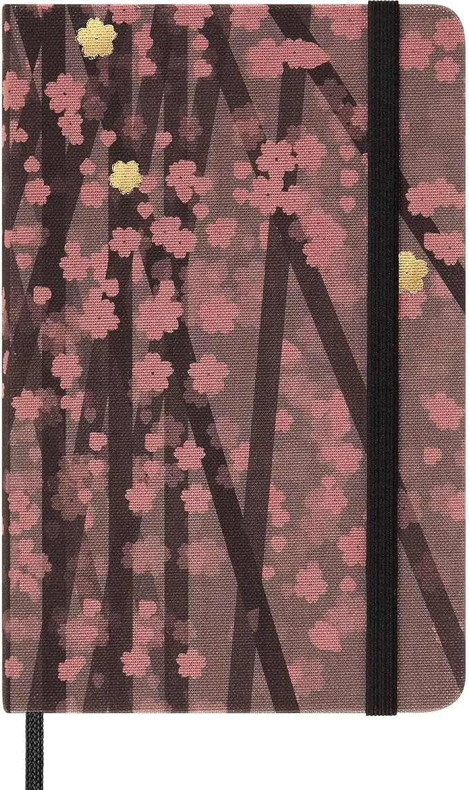 Moleskine Limited Edition Sakura Notebook, Hard Cover, Pocket (3.5" x 5.5"), Ruled/Lined, Floral, 176 Pages