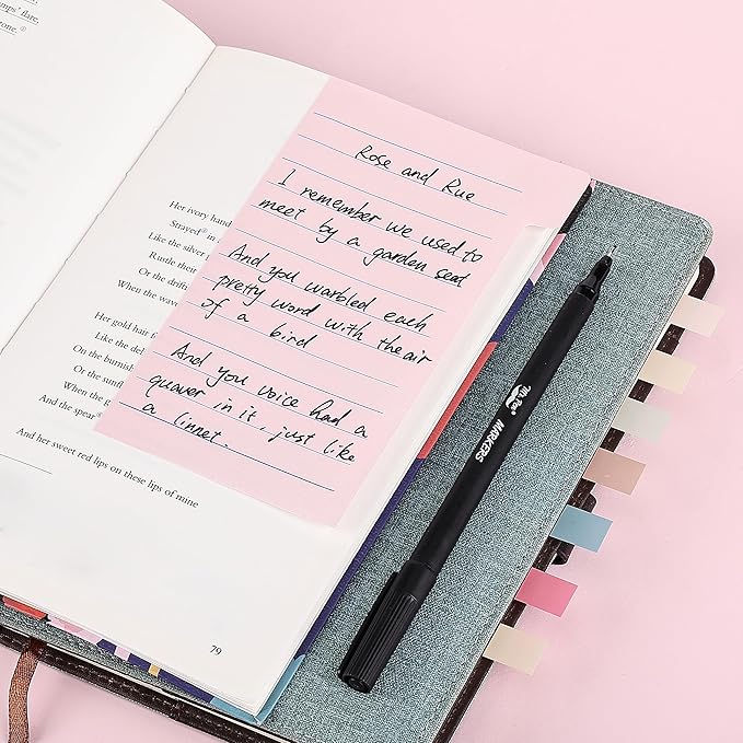 Mr. Pen- Sticky Notes Set, 410 Pack, Ruled, Dotted & Blank Notes with 150 Index Tabs, Divider Sticky Pads for Bible Study, Office, School, Planning, Journaling & Organization