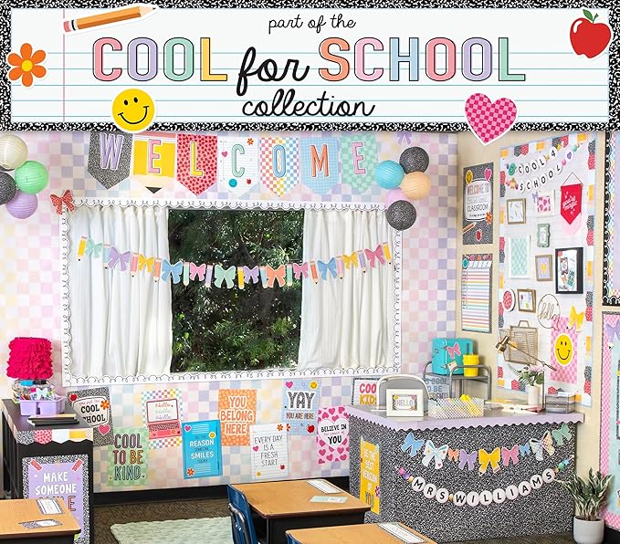 Teacher Created Resources Cool for School Calendar Bulletin Board (TCR9300)