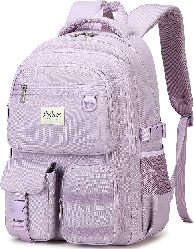 abshoo Large Heavy Duty Backpack For School College Bookbag Casual Multi Pocket Travel Backpacks