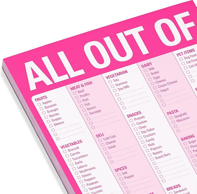 All Out Of Pad with Magnet (Pink)