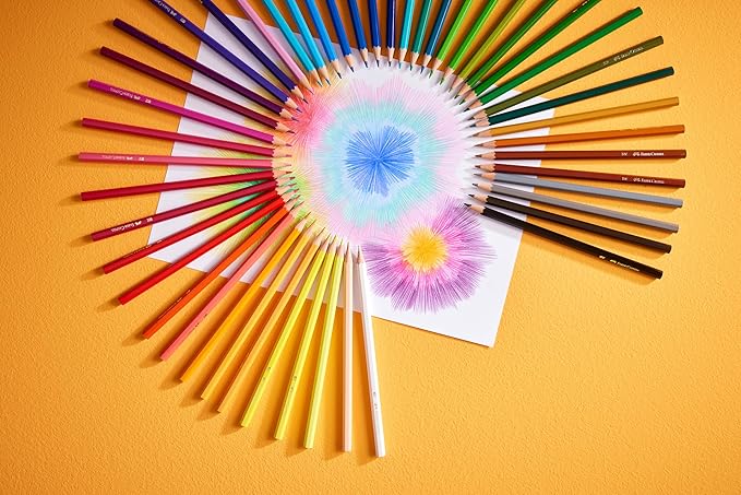Faber-Castell Classic Colored Pencils Tin Set, 48 Vibrant Colors In Sturdy Metal Case | Spring Craft Supplies