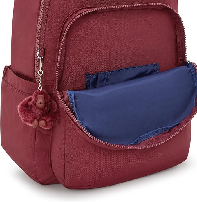 Kipling Women's Seoul 15" Laptop Backpack, Durable, Roomy with Padded Shoulder Straps, Built-In Protective Sleeve