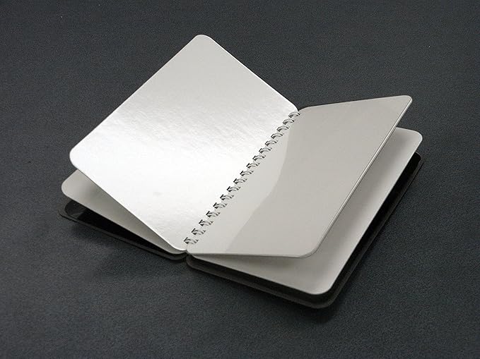 nu board Memo Size (4 x 7 inch) USA Edition NASHN4US08 Whiteboard Notebook - Dry Erase Notebook - Dry Erase Notepad - Dry Erase Board Mini Size - Reusable Notebook - Dry erase marker is not attached.