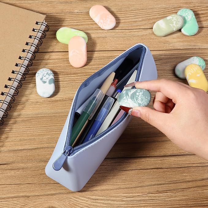 Mr. Pen- Marble Pencil Erasers, 12 Pack, 1" x 2", Soft Rubber Marble Pencil Erasers for School, Office, Art Sketching, Homework, Exams, Clean Smudge-Free Correction