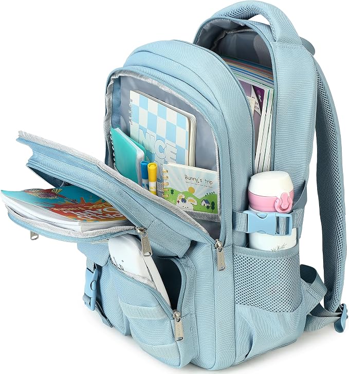 abshoo Large Heavy Duty Backpack For School College Bookbag Casual Multi Pocket Travel Backpacks