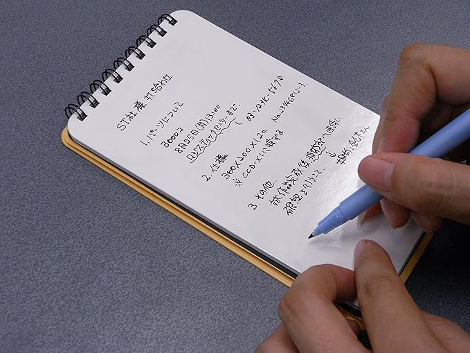Nu Board Pocket Size ( 4.5 x 7.2 inch ) International Edition NGSHFM0Y08 Whiteboard Notebook - Dry Erase Notebook - Mini Size Reusable Notebook