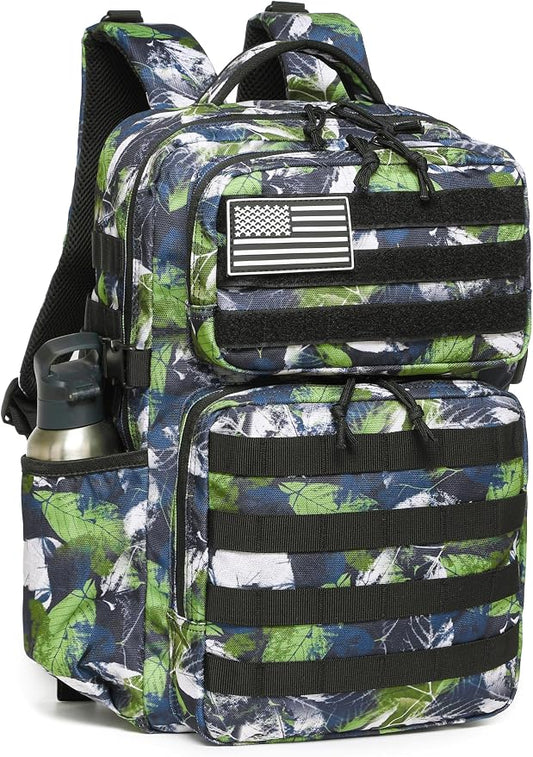 Wotony Military Tactical Backpack for Men Waterproof Daypack 3 Day Assault Pack Molle Bag with Water Bottle Holder