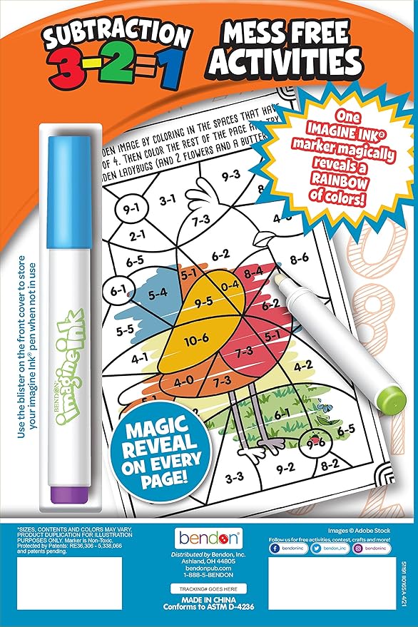 Dinosaurs Coloring Book | Dinosaurs Imagine Ink | Cute Animals Coloring Book | Animals Imagine Ink | Mess Free Marker