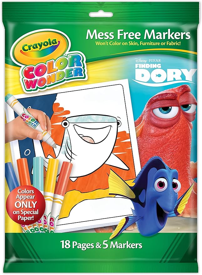 Crayola 75-2259 Finding Dory Color Wonder Paper & Markers