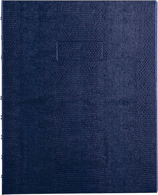 Blueline NotePro™ Executive Notebook, Indexing System, Refillable, Hard Cover, 9.25" x 7.25", 150 Ruled Pages, Indigo Blue (A7150.BLU)