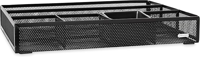 Rolodex Mesh Collection Drawer Organizer Black (22131)