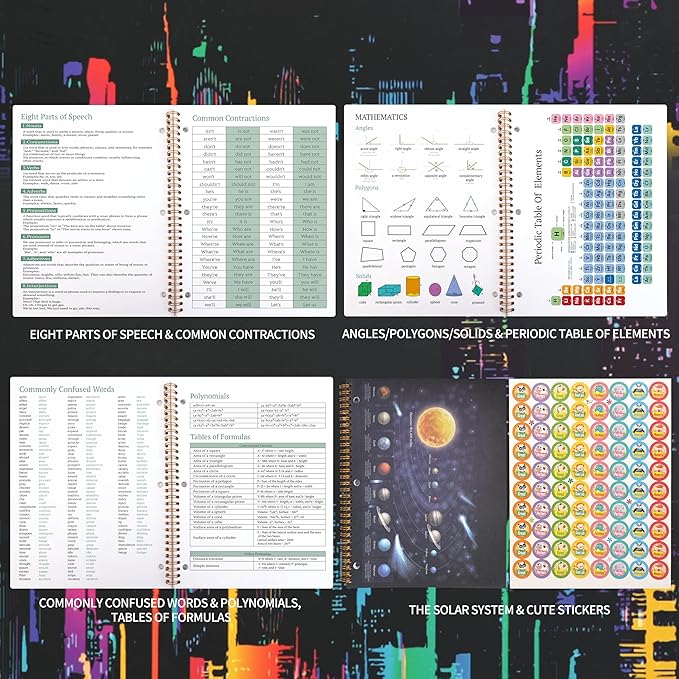 Student Planner 2026-2027 Monthly & Weekly School Planner 2026-2027 Student Planners Academic Year for Middle and High School, Aug 2026 - Jun 2027, 8.2" x 10.7", Academic Planners with Stickers & 3-Hole Punched - Multi