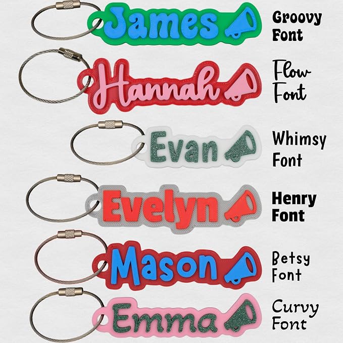 SuperFineDeesigns Bag & Water Bottle Name Tag
