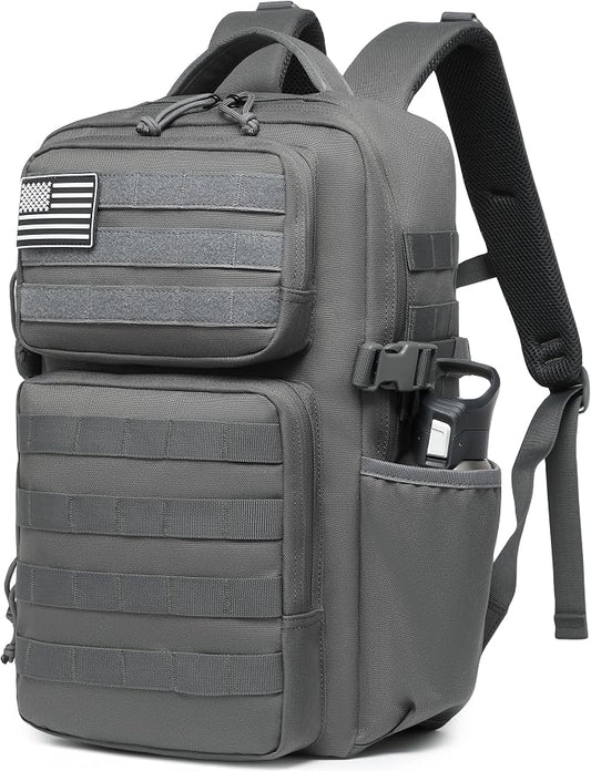 Wotony Military Tactical Backpack for Men Waterproof Daypack 3 Day Assault Pack Molle Bag with Water Bottle Holder