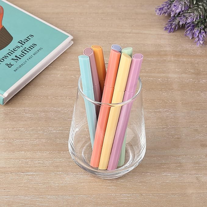 Mr. Pen- Aesthetic Highlighters No Bleed, 8 Pack, Chisel Tip, Cute Bible Highlighters Assorted Colors for Journaling, Highlighting, Underlining, Fast Dry, Back to School Supplies
