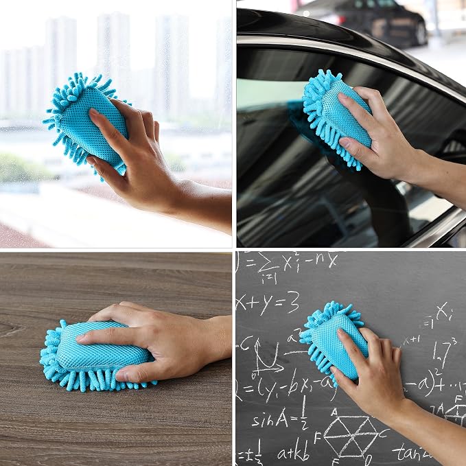 Mr. Pen- Magnetic Microfiber Shag Whiteboard Erasers, 4" x 6", 4 Pack
