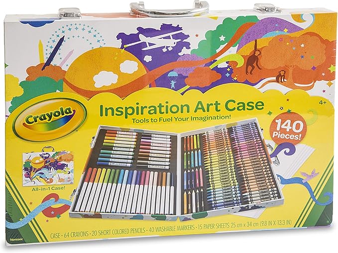 Crayola Inspiration Art Case, Multicolor,140 Piece Assortment