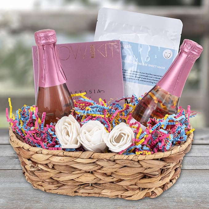 MagicWater Supply Crinkle Cut Paper Shred Filler-1LB Fiesta Blend-Decorative & Protective Packaging for Bridesmaid Gifts & Bridesmaid Proposal Gifts Holiday Stuffers Birthdays Wedding & Anniversaries