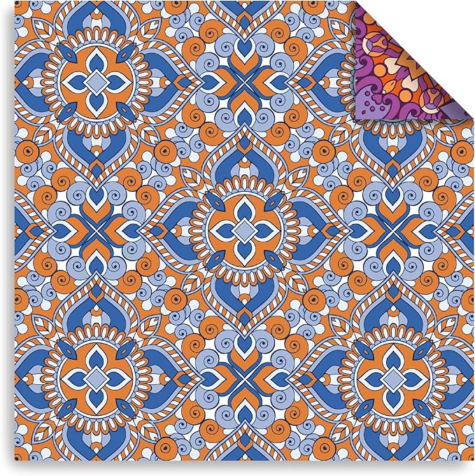 Origami Paper 6x6 Double Sided 50 Sheets 10 Colors origami kit Japanese Chiyo Square Craft Kits Easy Fold Arts Crafts DIY Handwork Bohemia