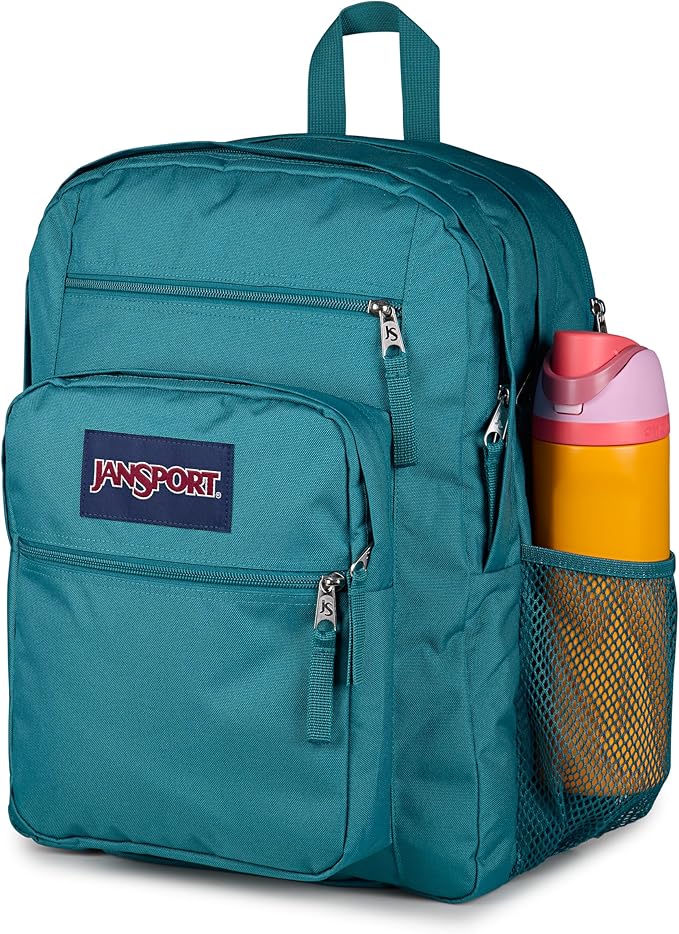 JanSport Laptop Backpack - Computer Bag with 2 Compartments, Ergonomic Shoulder Straps, 15” Laptop Sleeve, Haul Handle - Emerald Pool