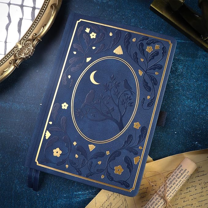 TIEFOSSI Line Journal Notebook, A5 Hardcover Rule Journal for Women Men
