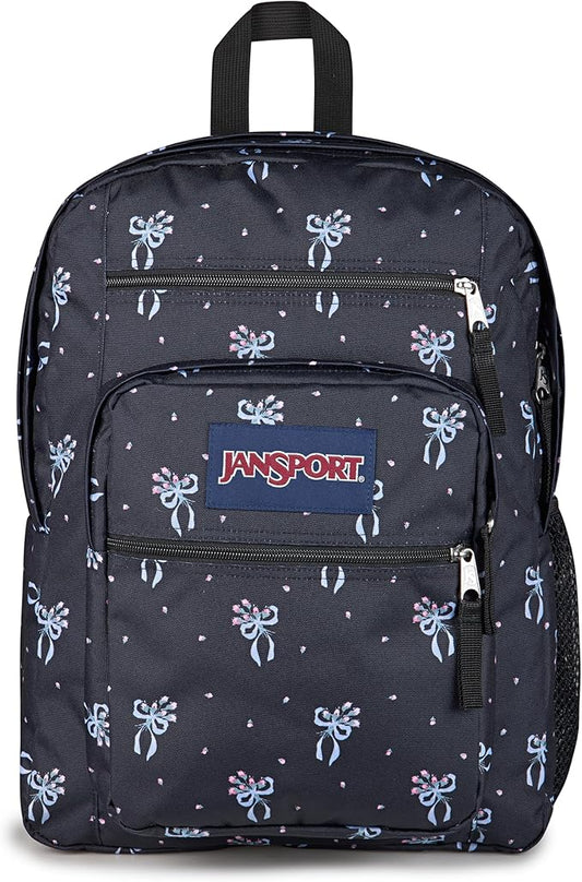 JanSport Laptop Backpack - Computer Bag with 2 Compartments, Ergonomic Shoulder Straps, 15” Laptop Sleeve, Haul Handle - Pastel Petals - Black