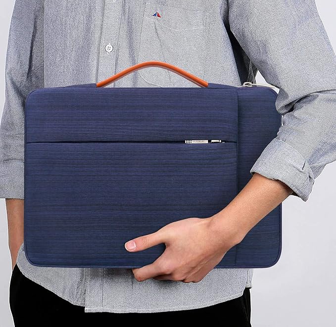Lacdo 360° Protective Chromebook Case 11 Inch Laptop Sleeve for 11 Inch Acer HP Dell Samsung ASUS Chromebook Spin 311, 13 Inch Microsoft Surface Pro 11th Copilot+PC/10/9/8/X Computer Bag, Blue