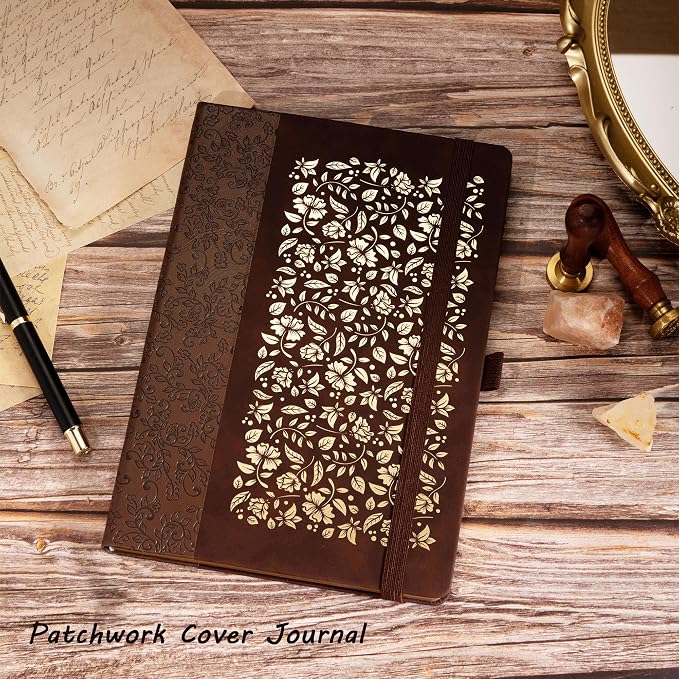 TIEFOSSI B5 Lined Journal for Women Men, 100 GSM Thick Paper, 230 Numbered Pages, College Ruled Notebook, Hardcover Notebooks for Journaling Writing