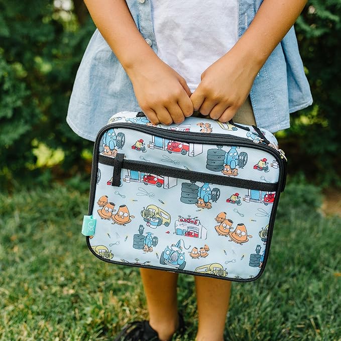Wildkin JumpOff Jo Insulated Lunch Box – Keeps Food Hot or Cold, BPA-Free with Mesh Pockets & Easy-Clean Lining – Ideal for School, Travel & Daycare - Jo's Garage