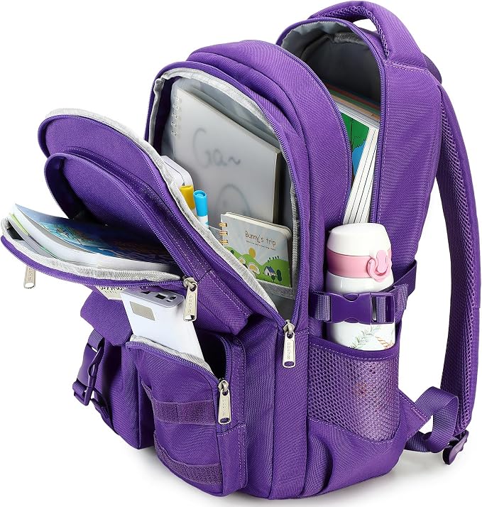 abshoo Large Heavy Duty Backpack For School College Bookbag Casual Multi Pocket Travel Backpacks