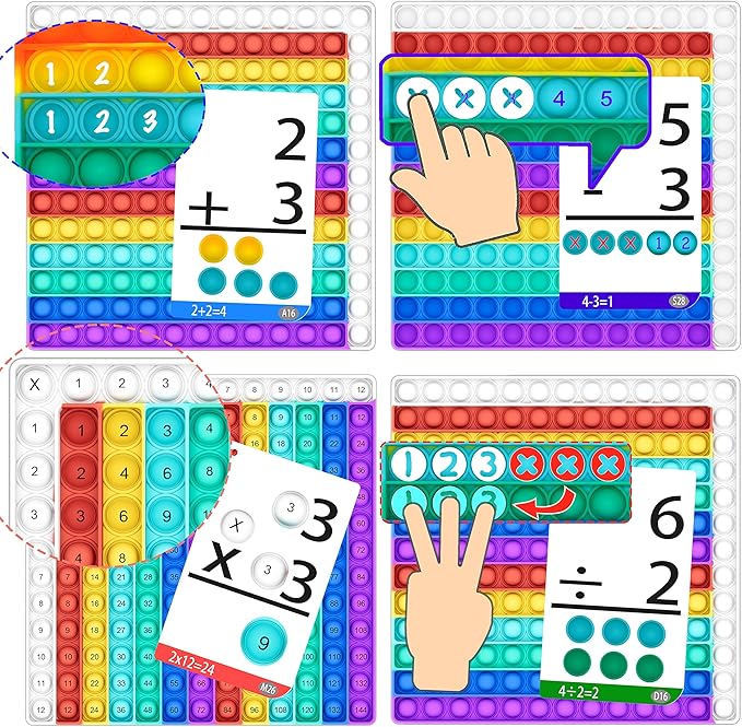 COOVA Multiplication Flash Cards 3rd Grade with Multiplication Chart - Times Table Flash Cards Math Game Multiplication flashcards 0-12