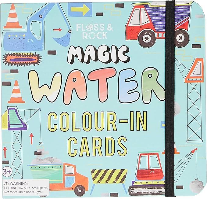 Floss and Rock Construction Magic Water Pad and Pen